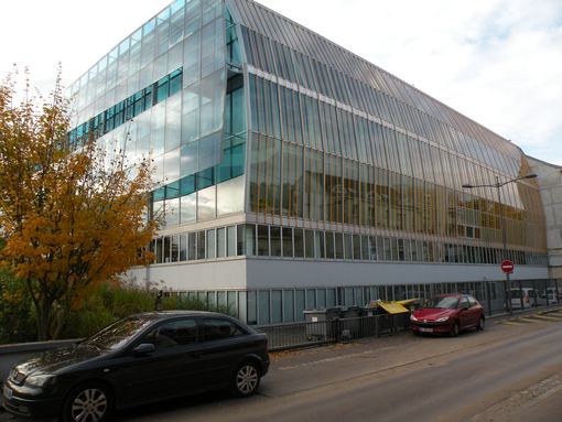  façade nord de la médiathèque